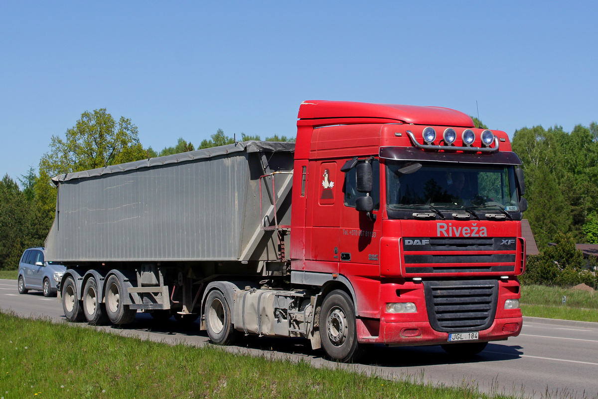 Литва, № JGL 184 — DAF XF105 FT