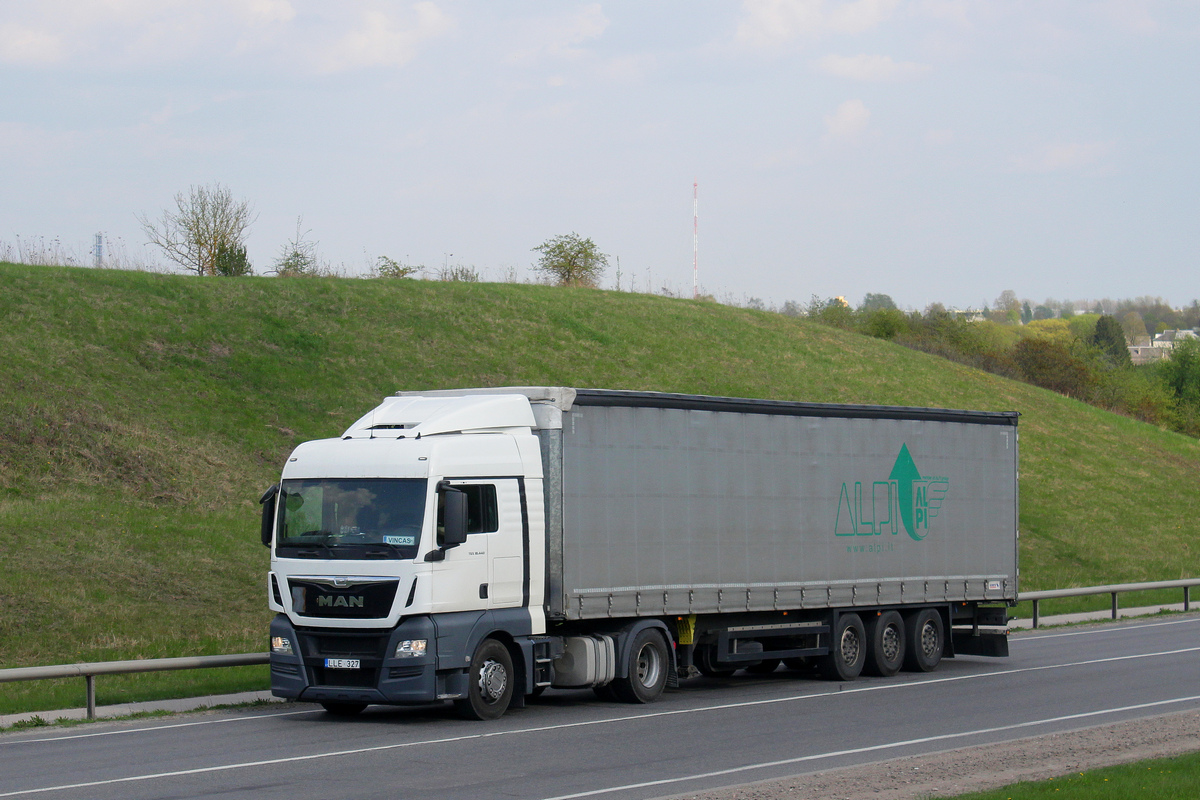 Литва, № LLE 327 — MAN TGX ('2012) 18.400