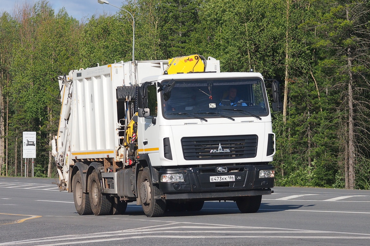 Ханты-Мансийский автоном.округ, № Е 473 КК 186 — МАЗ-6312C3