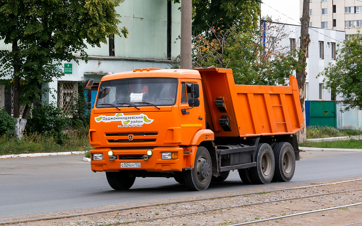 Башкортостан, № С 324 ВК 102 — КамАЗ-65115-A4