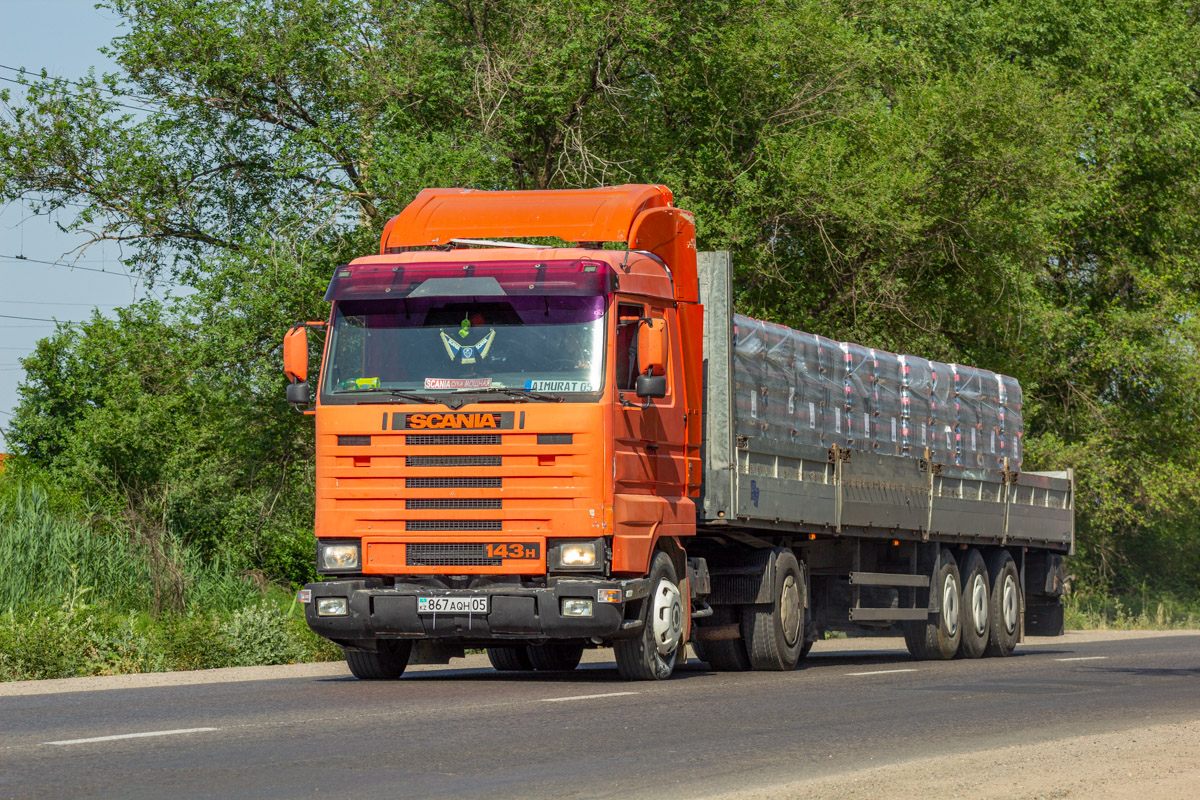 Алматинская область, № 867 AQH 05 — Scania (III) R143H