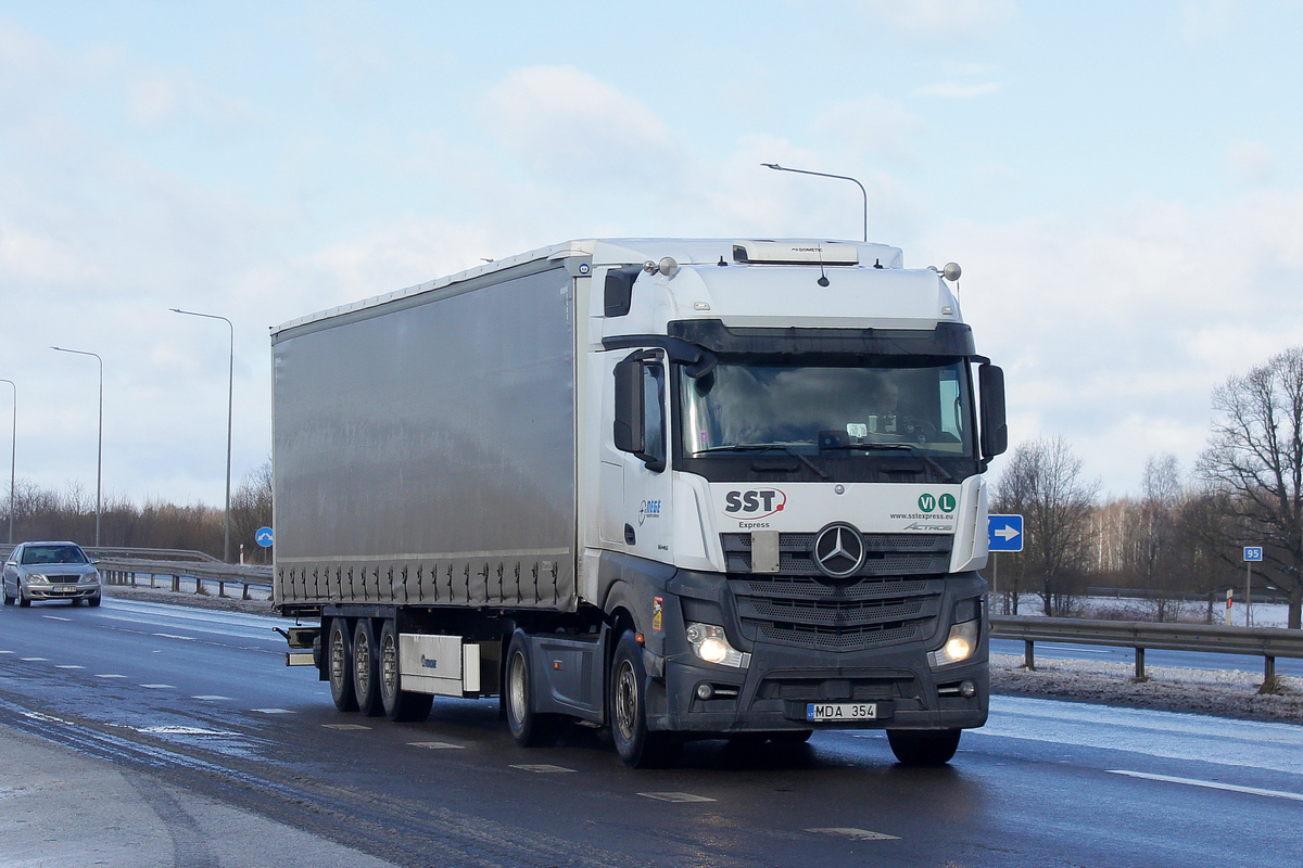 Литва, № MDA 354 — Mercedes-Benz Actros ('2011) 1845