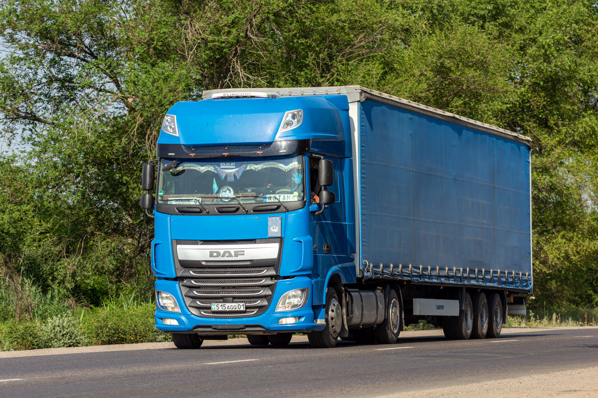 Астана, № 515 AGQ  01 — DAF XF Euro6 FT