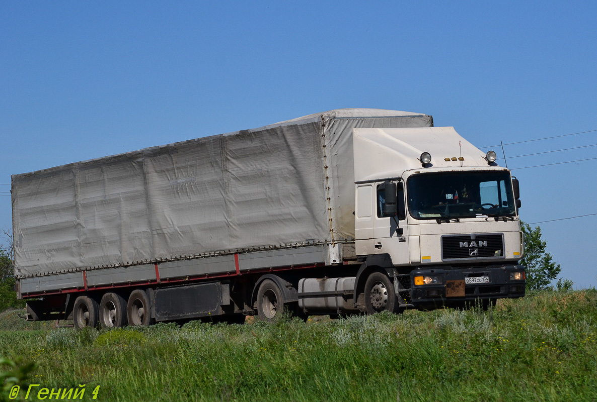 Волгоградская область, № В 597 СО 134 — MAN F2000 (общая модель)