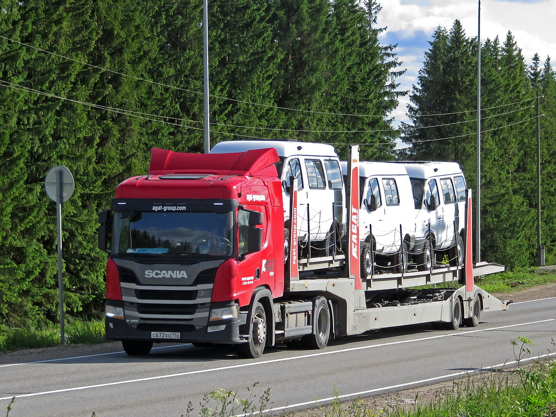 Нижегородская область, № С 672 ХО 152 — Scania ('2016) P380