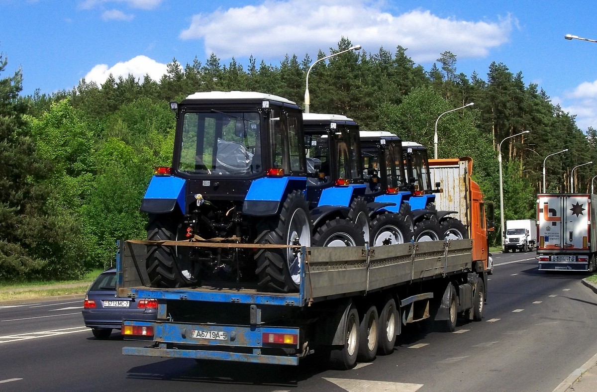 Минская область, № А 5719 А-5 — МАЗ-9758; Минск — Новая техника ОАО МТЗ