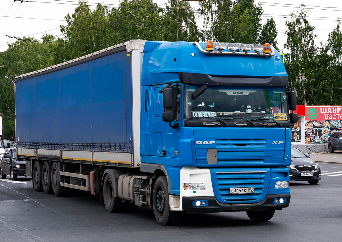 Московская область, № В 319 РК 190 — DAF XF105 FT