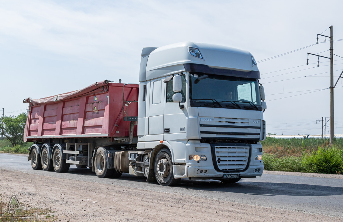 Алматы, № 631 ABR 02 — DAF XF105 FT