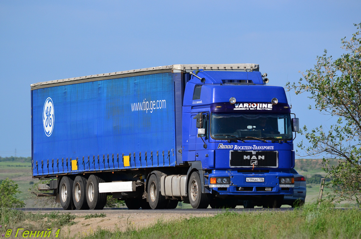 Воронежская область, № А 194 АС 136 — MAN F2000 19.xxx (общая)