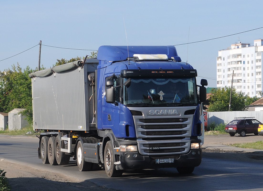 Павлодарская область, № 044 LAZ 14 — Scania ('2009) G380