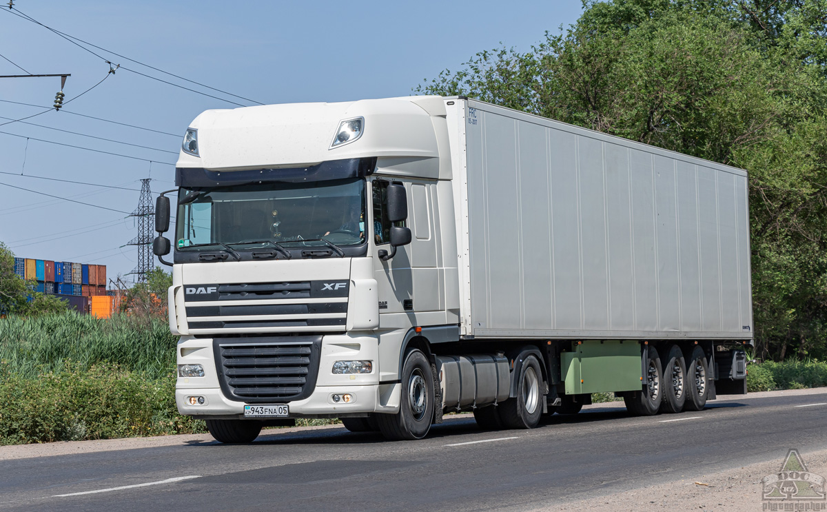 Алматинская область, № 943 FNA 05 — DAF XF105 FT