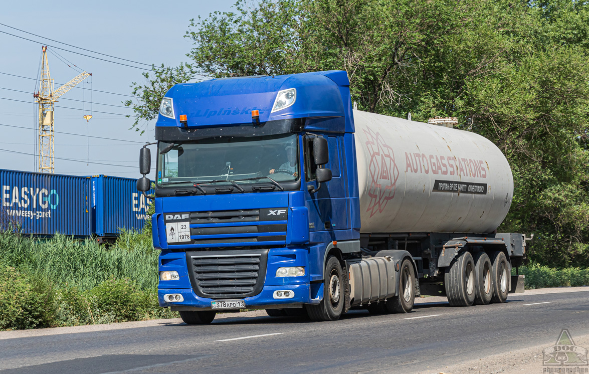 Туркестанская область, № 378 APD 13 — DAF XF105 FT