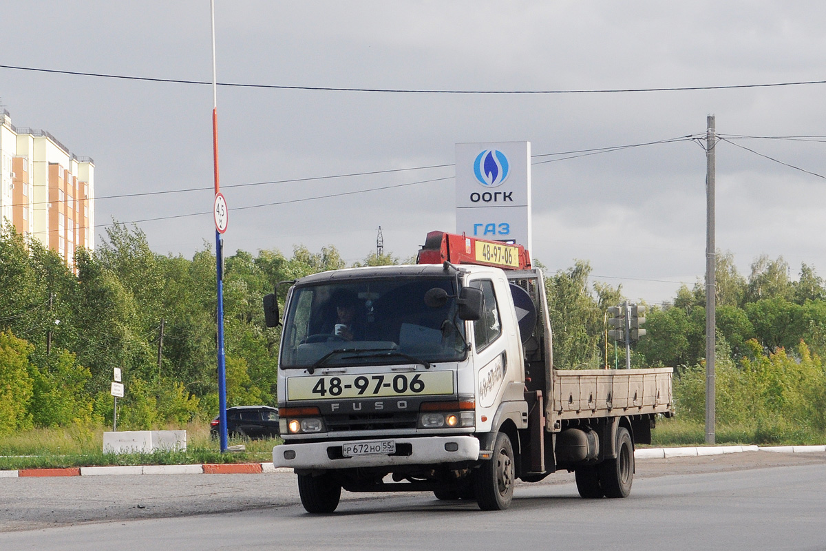 Омская область, № Р 672 НО 55 — Mitsubishi Fuso Fighter