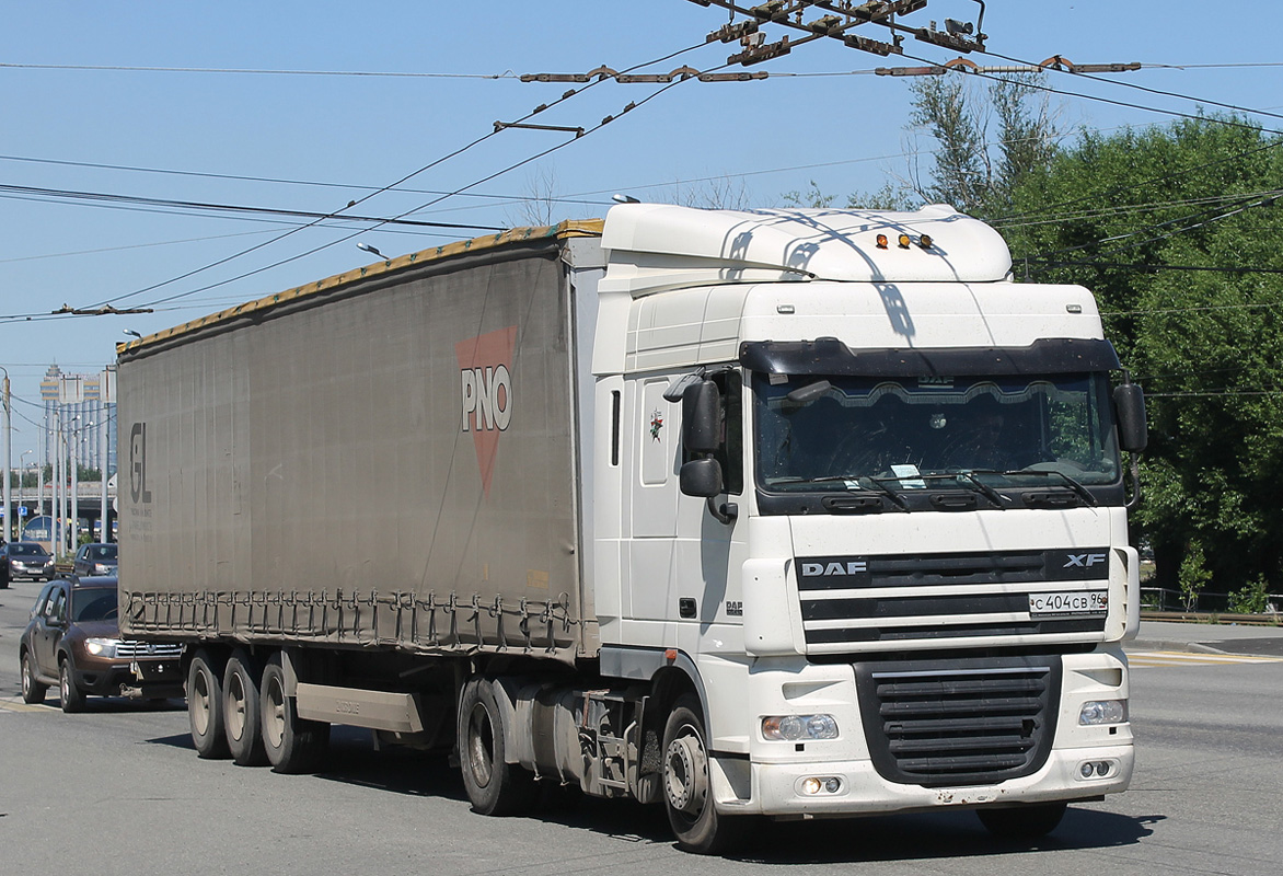 Свердловская область, № С 404 СВ 96 — DAF XF105 FT