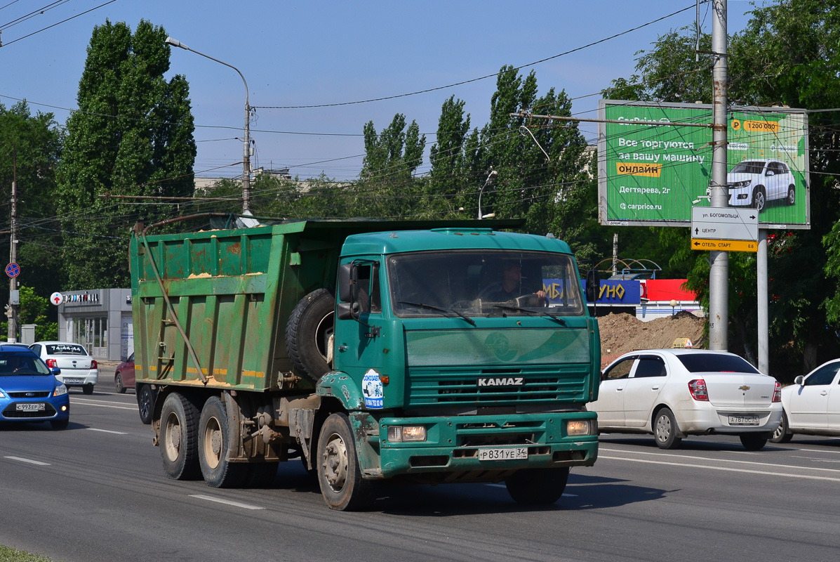 Волгоградская область, № Р 831 УЕ 34 — КамАЗ-6520 [652000]