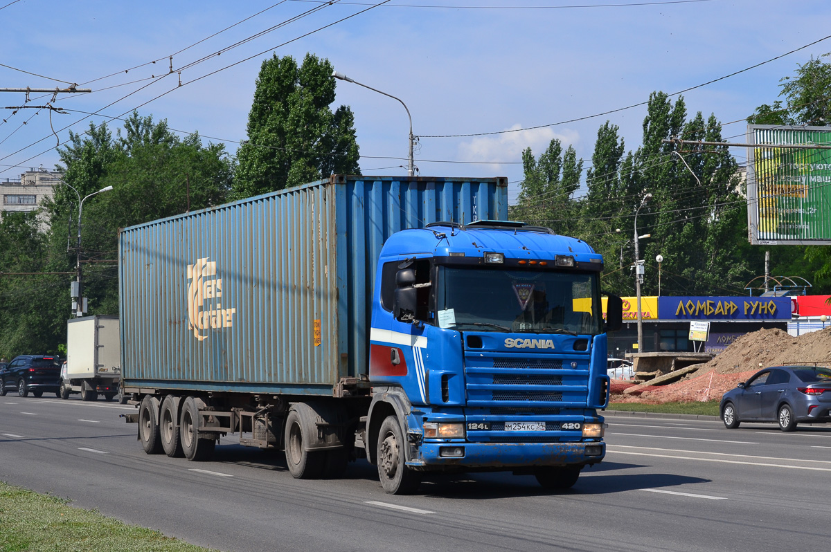 Волгоградская область, № М 254 КС 34 — Scania ('1996) R124L