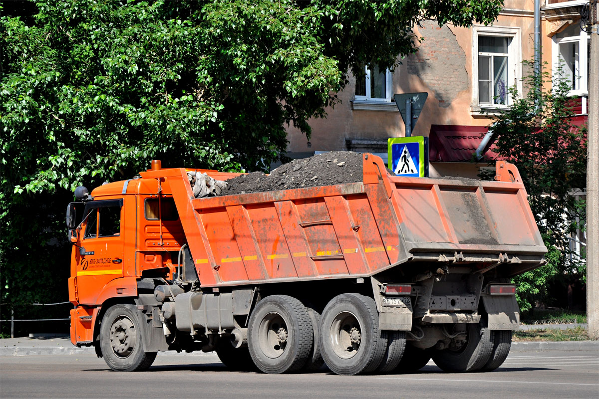 Алтайский край, № В 615 ХМ 22 — КамАЗ-65115-L4