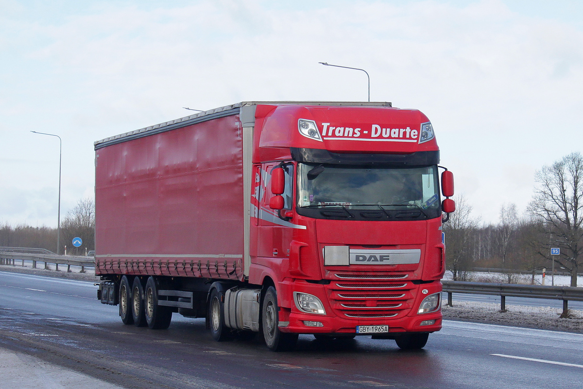 Польша, № GBY 1965A — DAF XF Euro6 FT