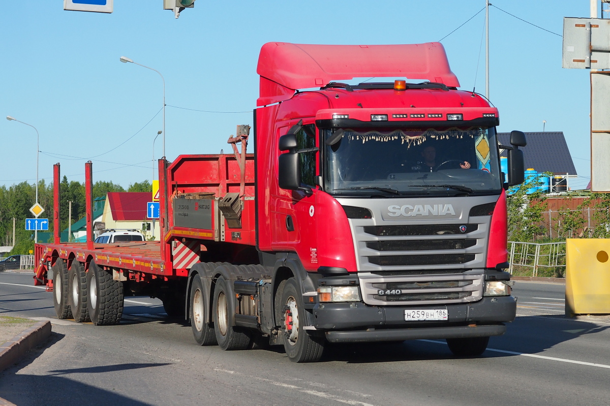 Ханты-Мансийский автоном.округ, № Н 259 ВН 186 — Scania ('2013) G440