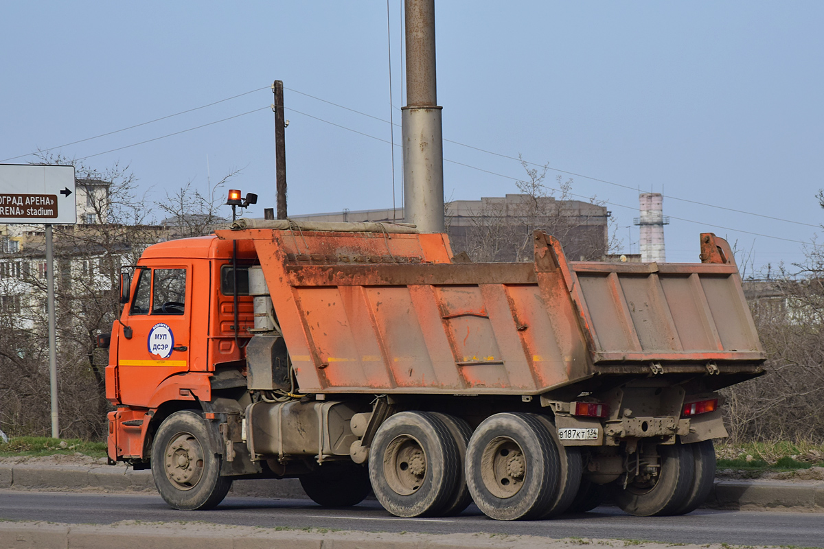 Волгоградская область, № В 187 КТ 134 — КамАЗ-65115-L4