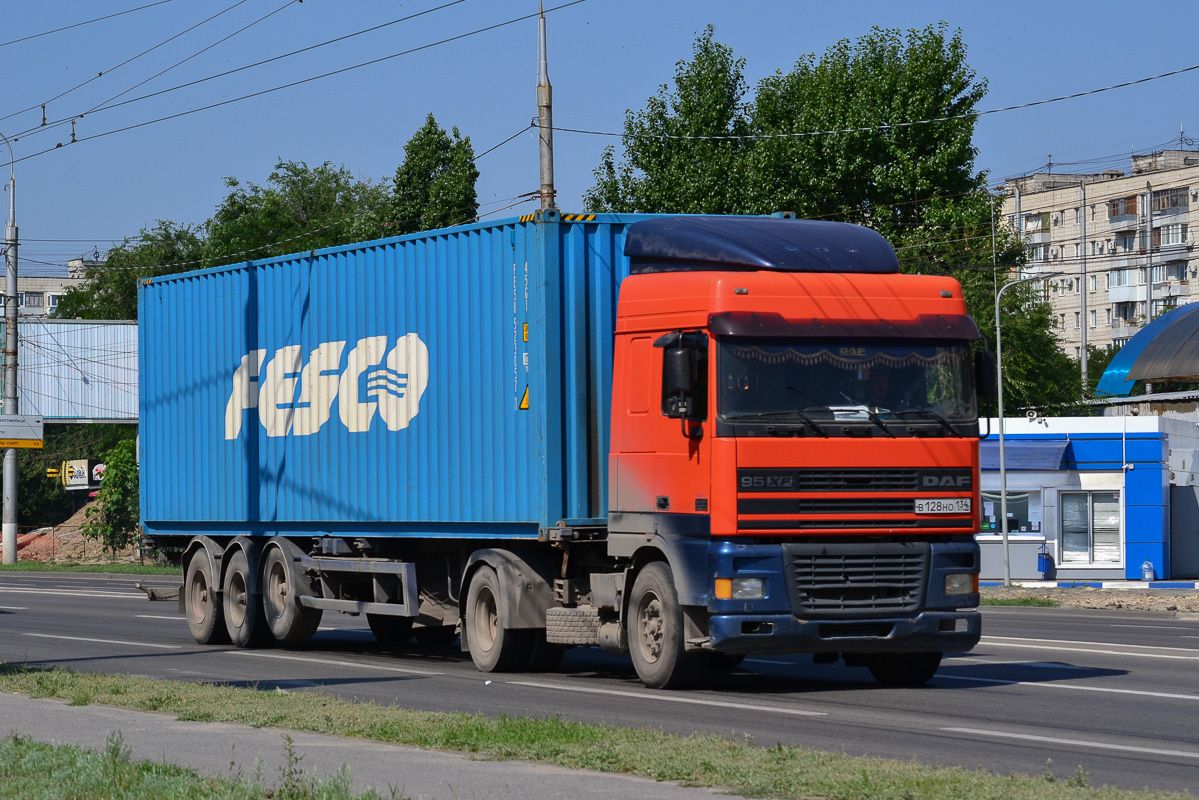 Волгоградская область, № В 128 НО 134 — DAF 95XF FT