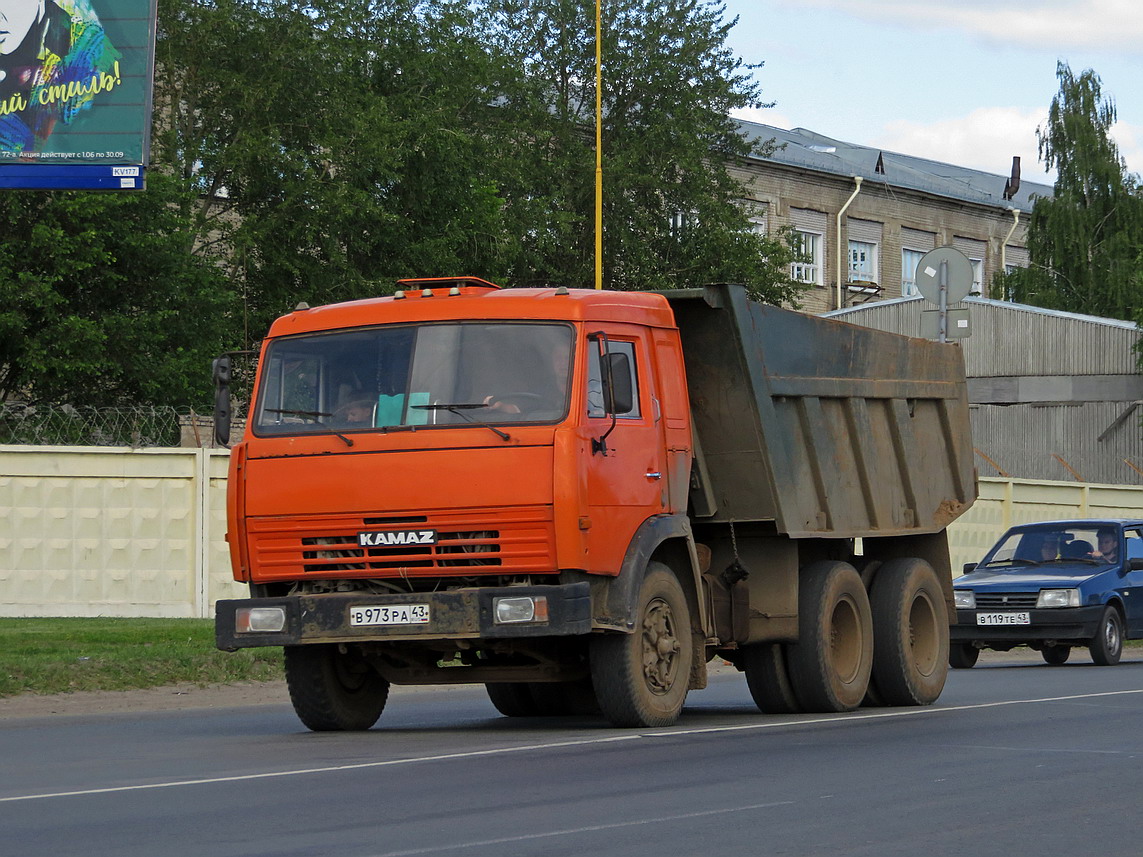 Кировская область, № В 973 РА 43 — КамАЗ-55111 [551110]