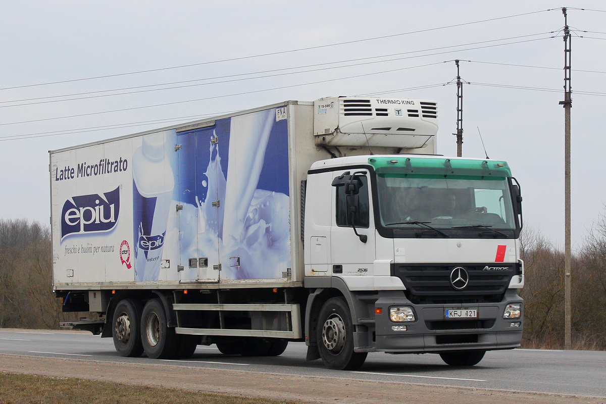 Литва, № KFJ 121 — Mercedes-Benz Actros ('2003) 2536