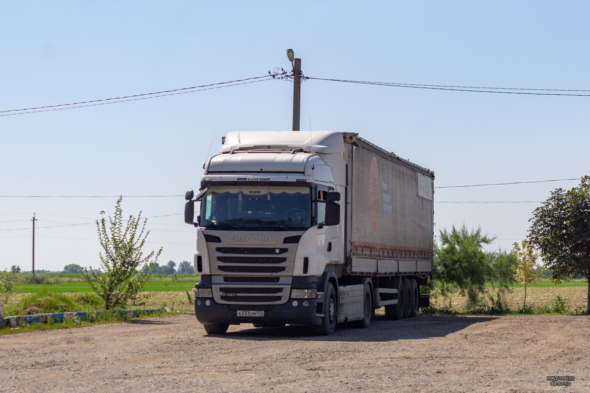 Челябинская область, № А 333 ХМ 174 — Scania ('2004) R420