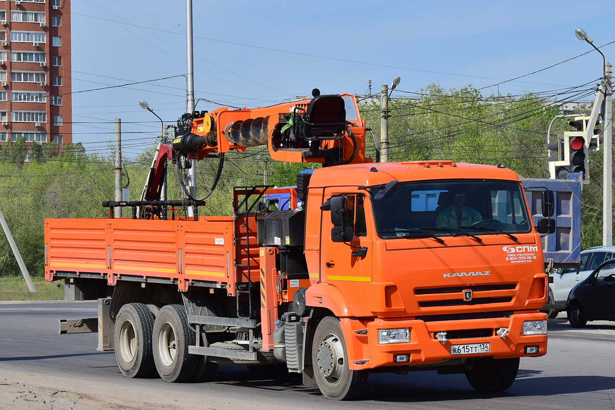 Волгоградская область, № К 615 ТТ 134 — КамАЗ-65115-A5