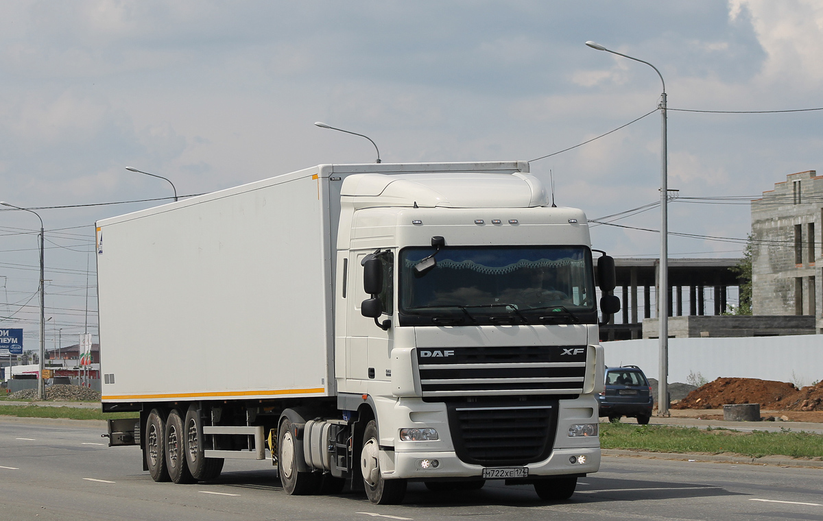 Челябинская область, № М 722 ХЕ 174 — DAF XF105 FT