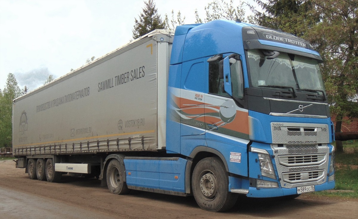 Удмуртия, № М 589 ОС 18 — Volvo ('2012) FH.500 [X9P]; Volvo ('2012) FH "Space Edition" (Удмуртия)