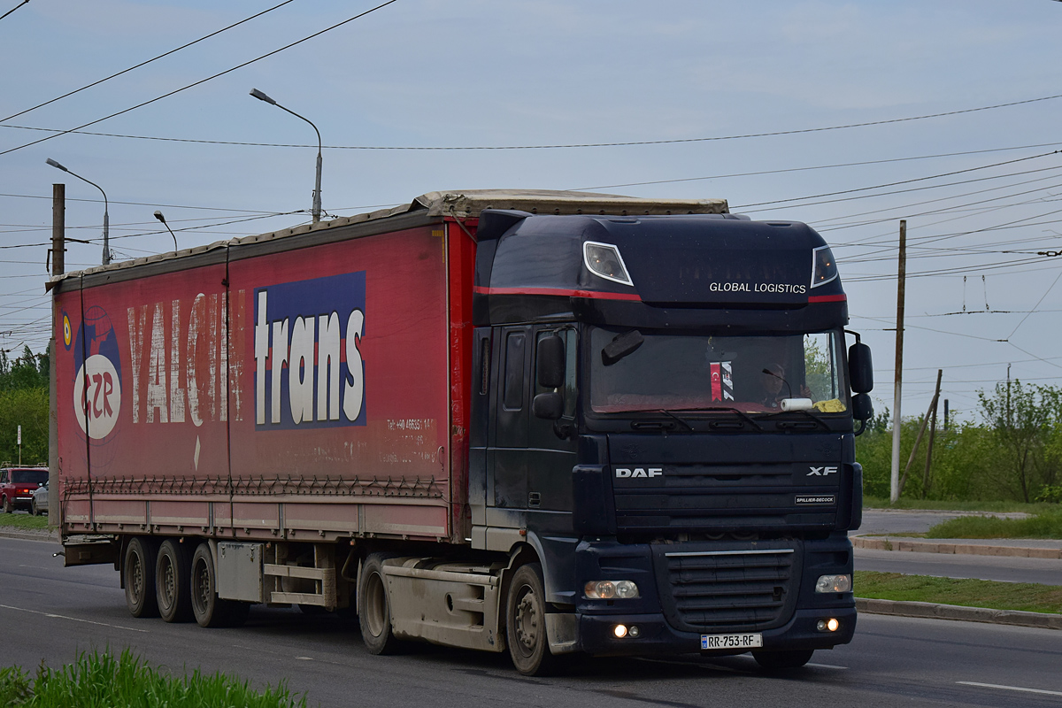 Грузия, № RR-753-RF — DAF XF105 FT