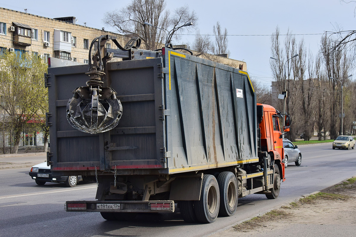 Волгоградская область, № К 191 ХА 134 — КамАЗ-65115-A5