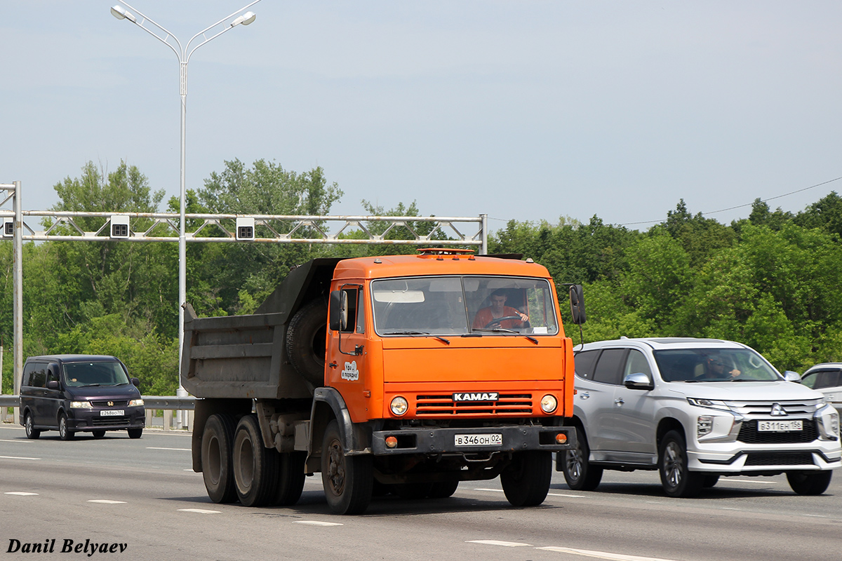 Башкортостан, № В 346 ОН 02 — КамАЗ-55111 [551110]