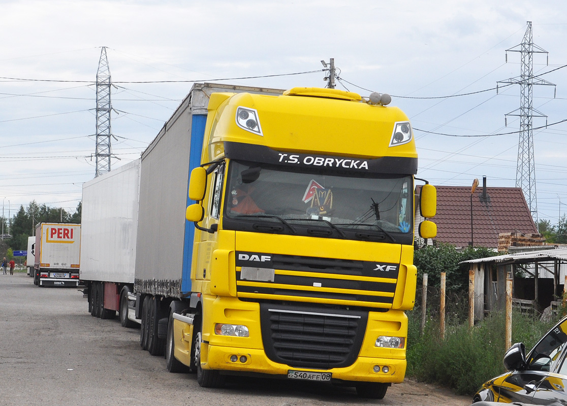 Жамбылская область, № 540 AFF 08 — DAF XF105 FT