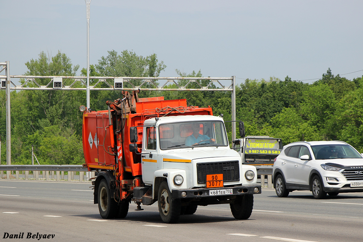 Башкортостан, № К 681 ЕВ 702 — ГАЗ-3309