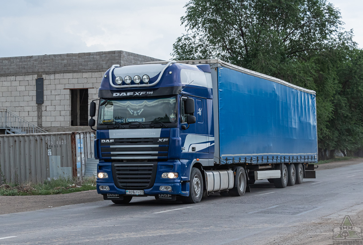 Алматинская область, № 909 ATY 05 — DAF XF105 FT