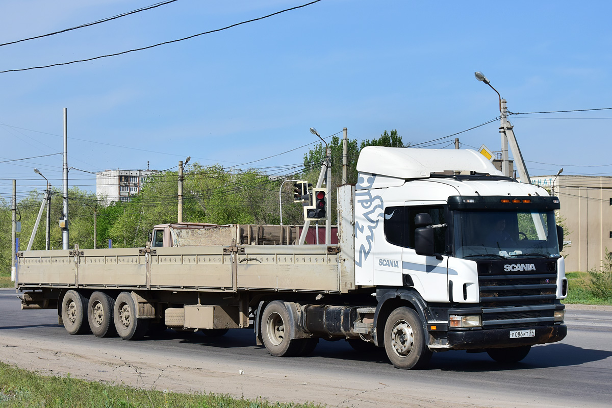 Волгоградская область, № Р 086 КТ 34 — Scania ('1996) P124G