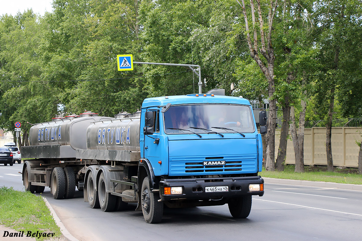 Кировская область, № К 465 НА 43 — КамАЗ-65115 (общая модель)