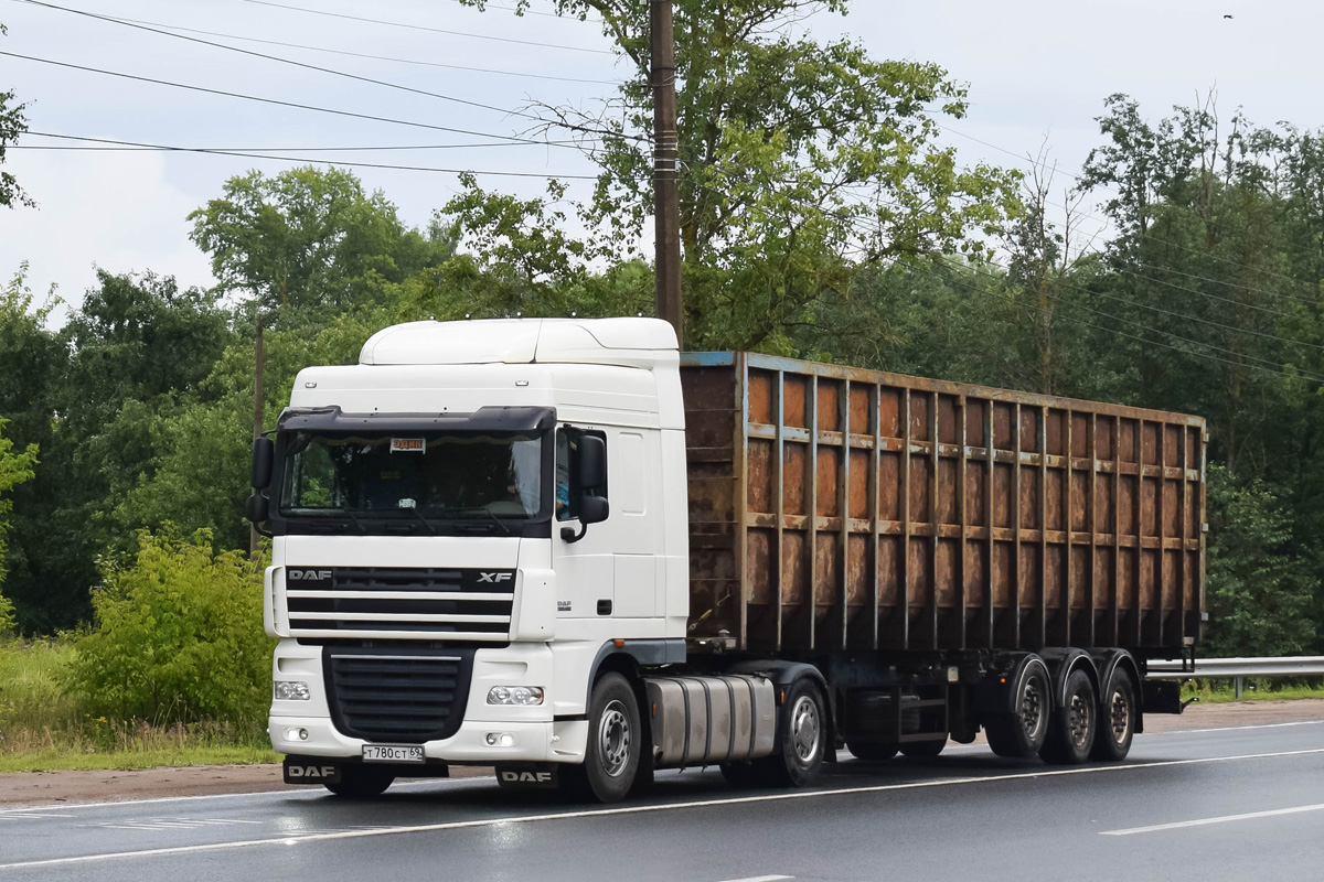 Тверская область, № Т 780 СТ 69 — DAF XF105 FT