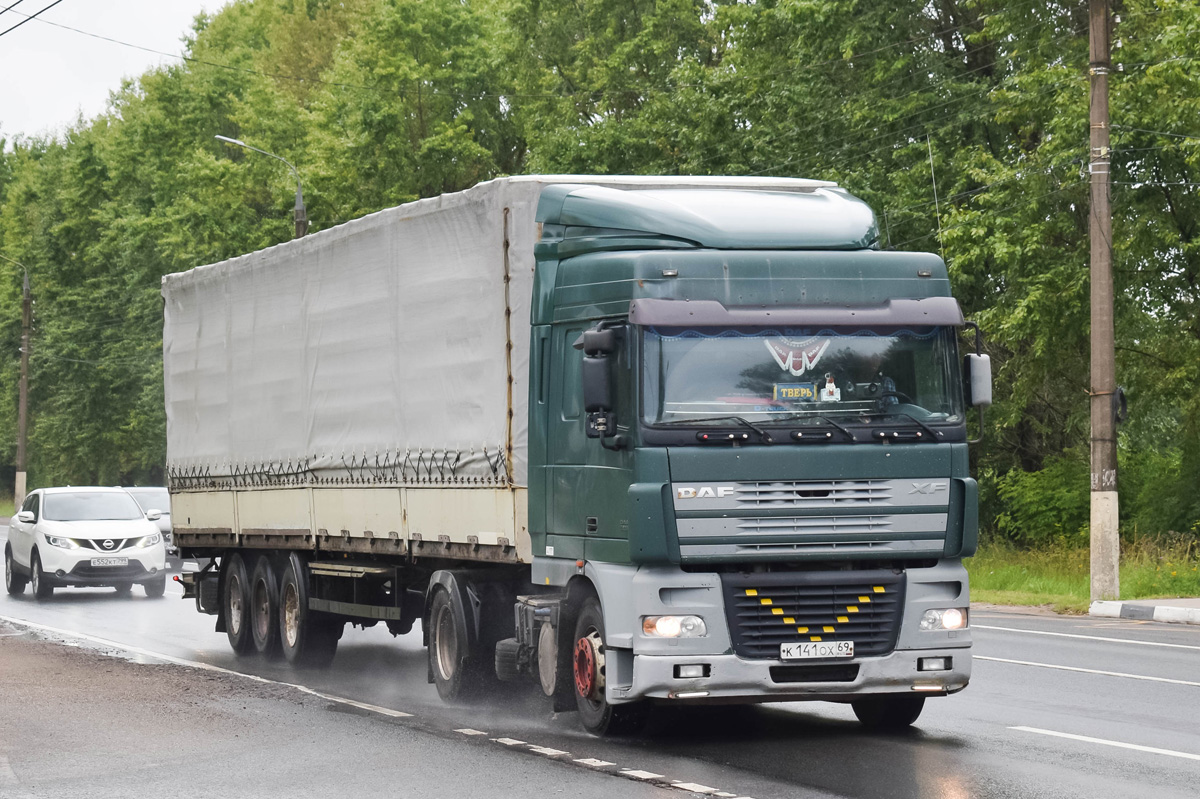 Тверская область, № К 141 ОХ 69 — DAF XF95 FT