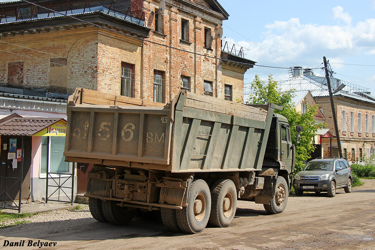 Кировская область, № О 156 ВМ 43 — КамАЗ-6520-06 [65200F]