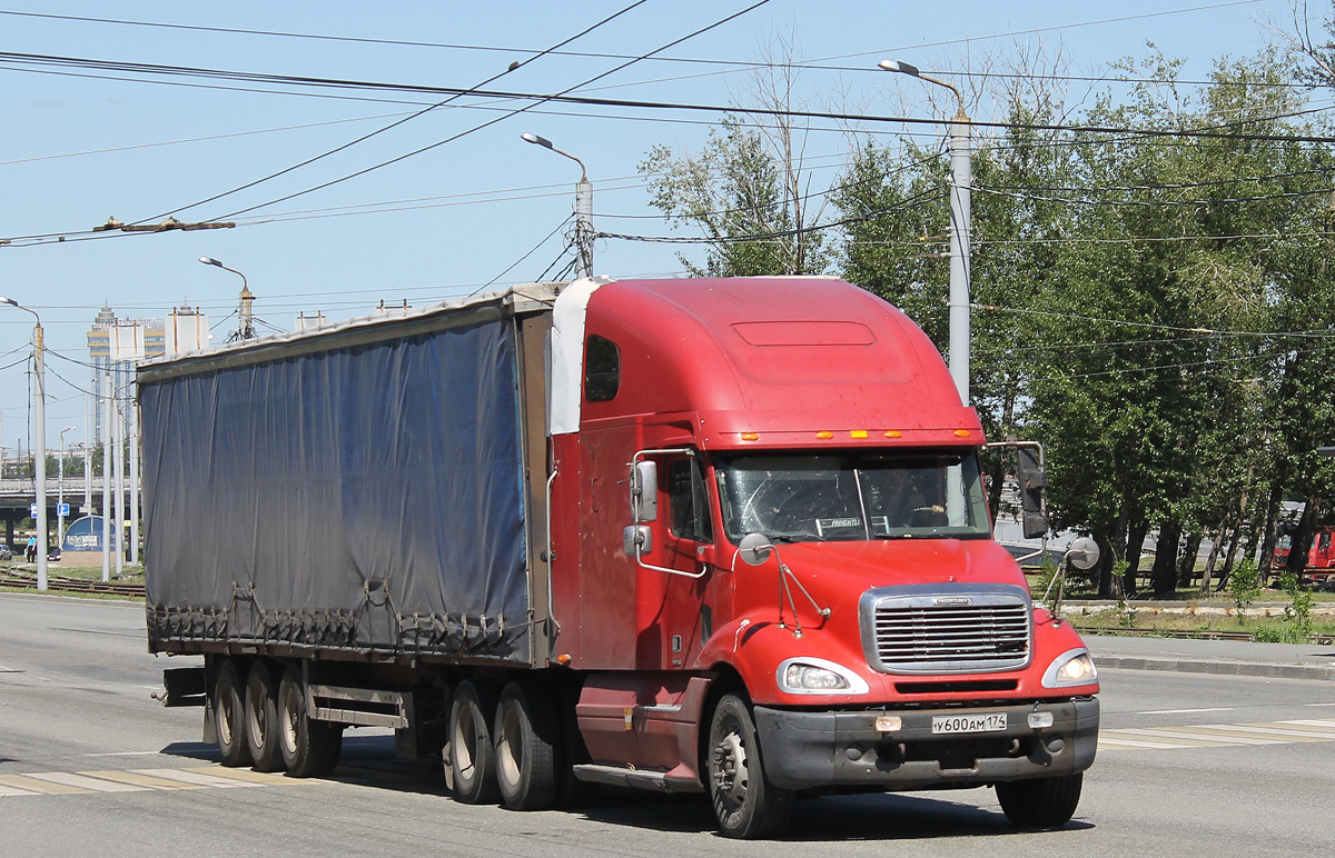 Челябинская область, № У 600 АМ 174 — Freightliner Columbia