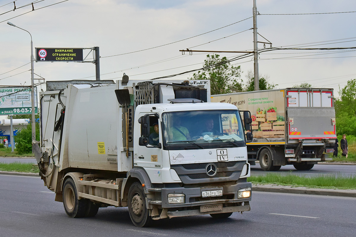 Волгоградская область, № Е 363 РВ 134 — Mercedes-Benz Axor 1826 [Z9M]