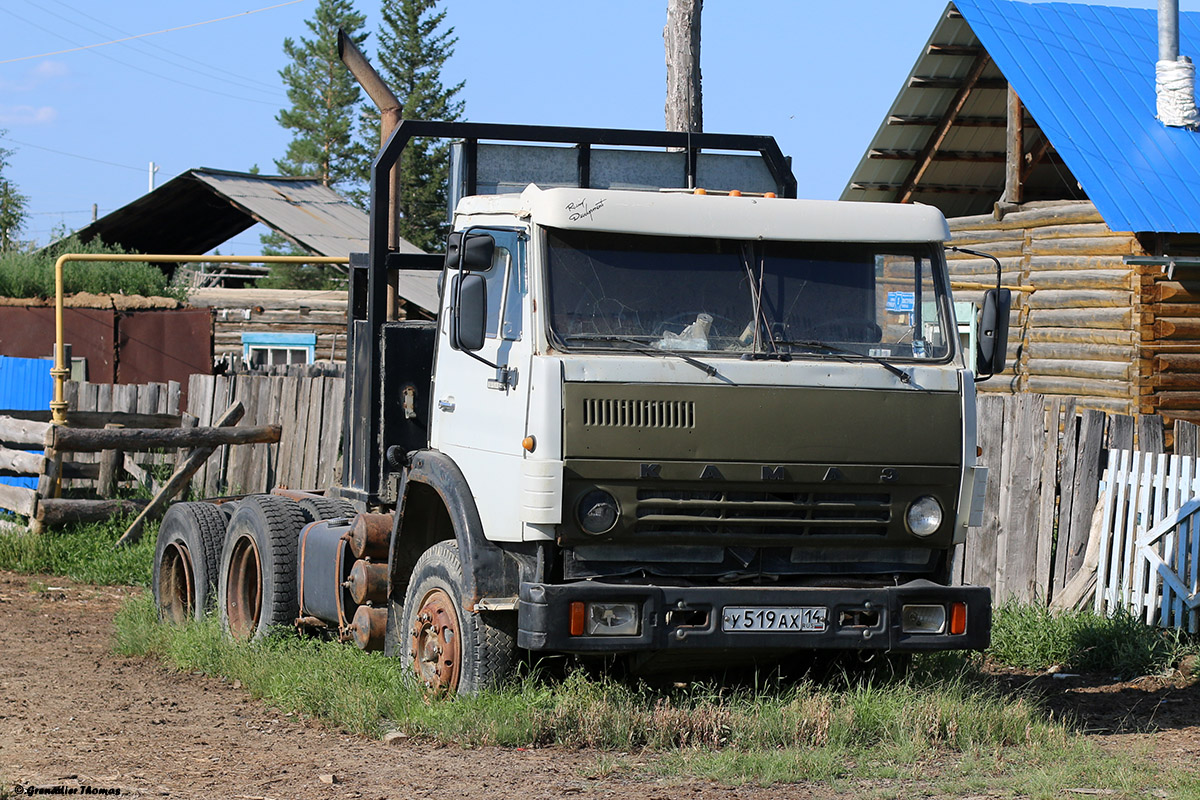 Саха (Якутия), № У 519 АХ 14 — КамАЗ-54115 (общая модель)