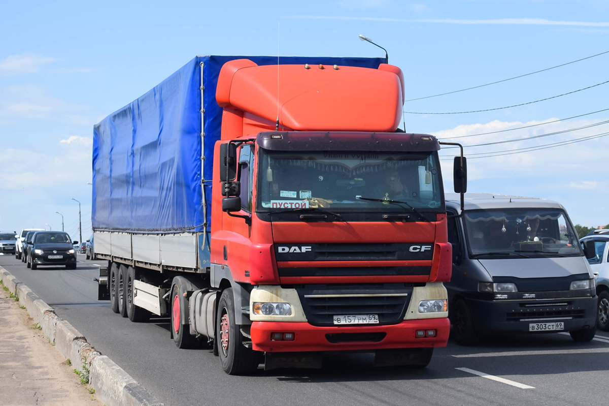 Тверская область, № В 157 РМ 69 — DAF CF85 FT