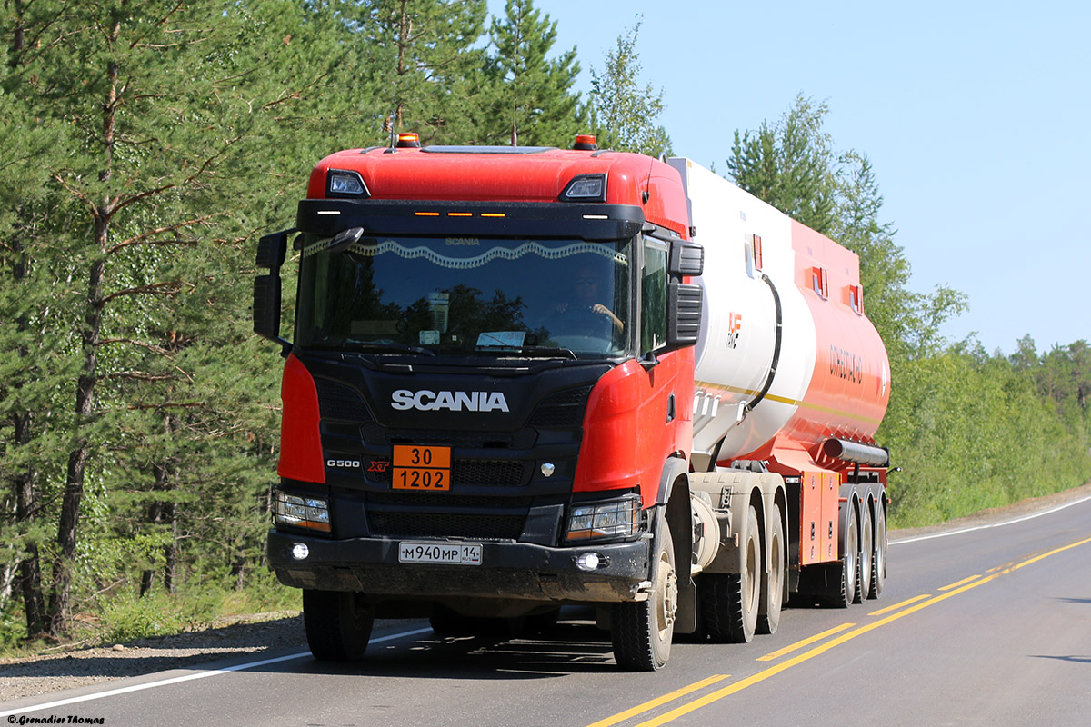 Саха (Якутия), № М 940 МР 14 — Scania ('2016) G500