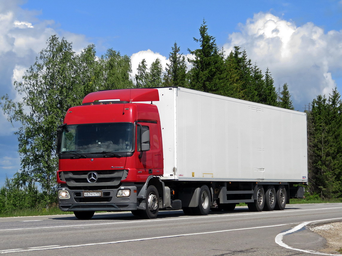 Санкт-Петербург, № Х 674 ТУ 178 — Mercedes-Benz Actros '09 1841 [Z9M]