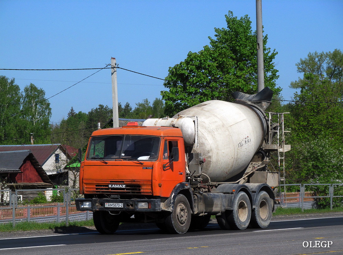 Витебская область, № АМ 5670-2 — КамАЗ (общая модель)