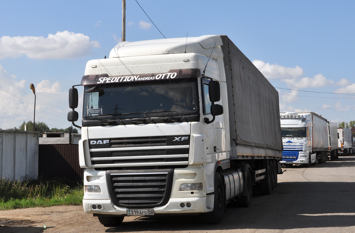 Жамбылская область, № 319 AFD 08 — DAF XF105 FT